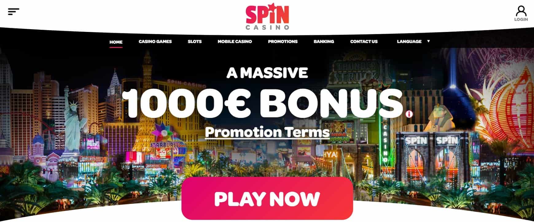 Spin palace casino games official site